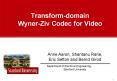 Transform-domain Wyner-Ziv Codec for Video PowerPoint PPT Presentation