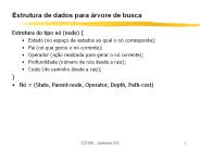 Estrutura de dados para 