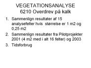 VEGETATIONSANALYSE 6210 Overdrev p