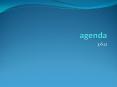 agenda PowerPoint PPT Presentation