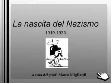 La nascita del Nazismo