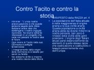 Contro Tacito e contro la storia