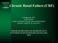 Chronic Renal Failure (CRF) PowerPoint PPT Presentation