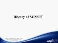 History of SUNYIT PowerPoint PPT Presentation