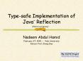 Type-safe Implementation of Java PowerPoint PPT Presentation