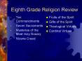 Eighth Grade Religion Review PowerPoint PPT Presentation