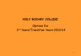 HOLY ROSARY COLLEGE PowerPoint PPT Presentation