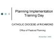 Planning Implementation Training Day PowerPoint PPT Presentation