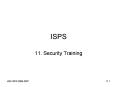 ISPS PowerPoint PPT Presentation