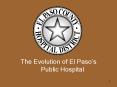 The Evolution of El Paso PowerPoint PPT Presentation