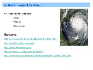 Section 6: Tropical Cyclones