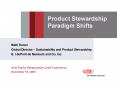 Product Stewardship Paradigm Shifts PowerPoint PPT Presentation