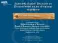 Science to Support Decisions on Environmental Issues of National Importance PowerPoint PPT Presentation