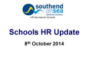 Schools HR Update