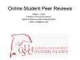 Online Student Peer Reviews PowerPoint PPT Presentation