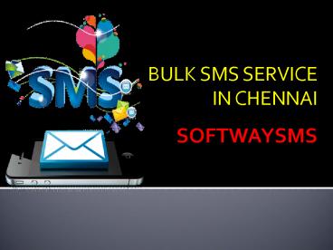 Bulk SMS Service Provider in Chennai