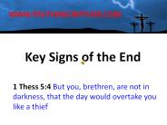 Key Signs of the End