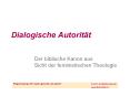 Dialogische Autorit PowerPoint PPT Presentation