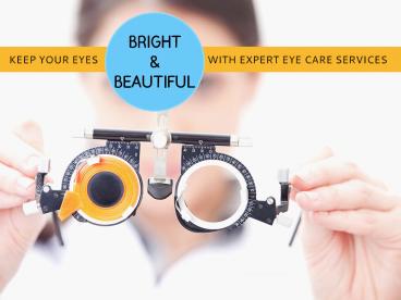 Professional and experienced optometrist in Chesterfield
