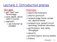 Lecture 1: Introduction prereq PowerPoint PPT Presentation