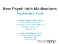 New Psychiatric Medications PowerPoint PPT Presentation