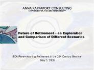 Future of Retirement 