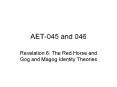 AET-045 and 046 PowerPoint PPT Presentation