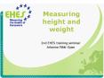 Measuring height and weight PowerPoint PPT Presentation
