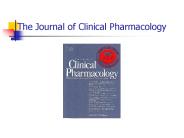 The Journal of Clinical Pharmacology
