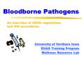 Bloodborne Pathogens PowerPoint PPT Presentation