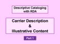 Carrier Description PowerPoint PPT Presentation