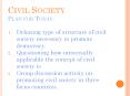 Civil Society Plan for Today: PowerPoint PPT Presentation