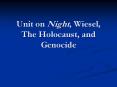 Unit on Night, Wiesel, The Holocaust, and Genocide PowerPoint PPT Presentation