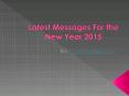 Greeting messages for happy new year PowerPoint PPT Presentation
