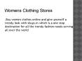 Womens Clothing Stores