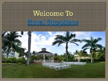 Hotel Suppliers1