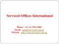 Serviced offices in Sydney, Australia - Serviced Offices International PowerPoint PPT Presentation
