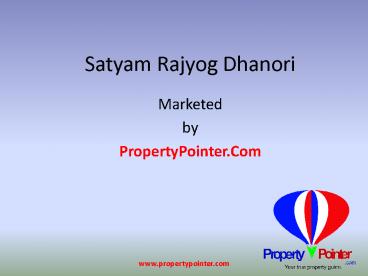 Satyam Rajyog - Pride of Dhanori Pune