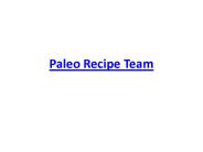 Paleo Recipe Team