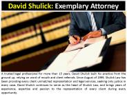 David Shulick: Exemplary Attorney