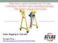 Different kinds of cranes including Overhead, Gantry Crane and portable crane PowerPoint PPT Presentation