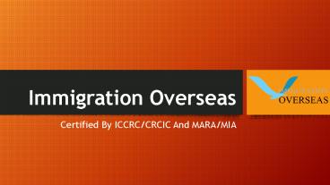 Get Best Immigration Consultant Services