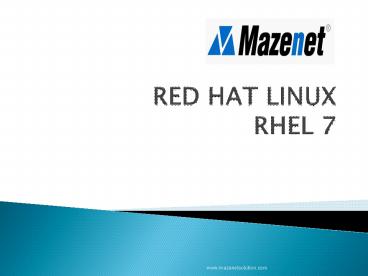 Redhat Training in Chennai