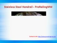 Benefit of Stainless Steel Handrail