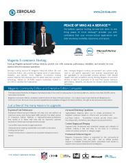 Magento E-commerce Hosting