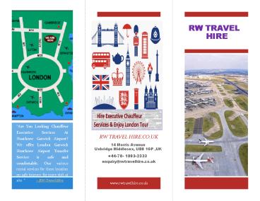 Chauffeur Airport Service Gatwick Heathrow London