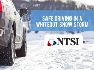 Safe Driving in a Whiteout Snow Storm