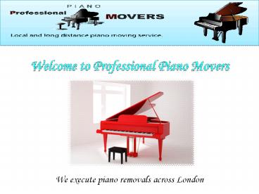 Professional Piano Movers