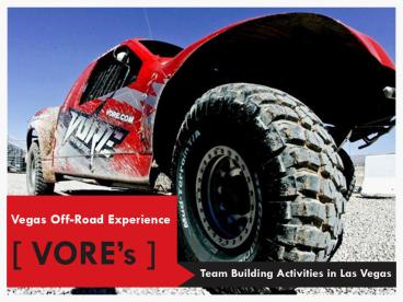 Las Vegas Team Building Activities