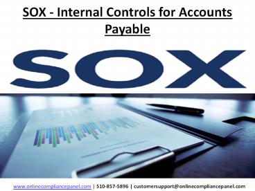 SOX - Internal Controls for Accounts Payable